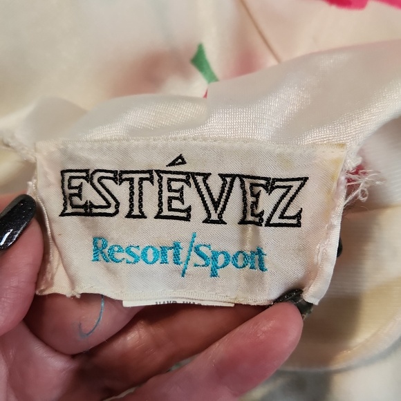 Estevez Resortwear Handkerchief Floral Dress Swim Cover - Picture 5 of 5